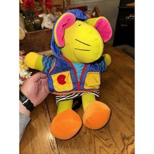 Early Years Squeak E. Mouse Learn To Dress Stuffed Plush